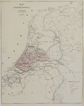 29135 Kaart van Nederland met aanduiding van de plaatsen waar tussen 10 augustus 1865 en 5 mei 1866 rundertyfus is ...